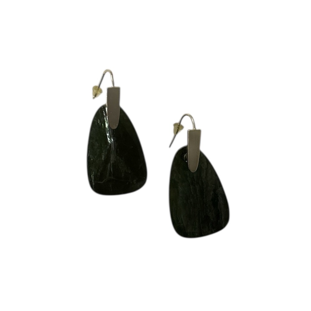 Kendra Scott Green Tassel Earrings